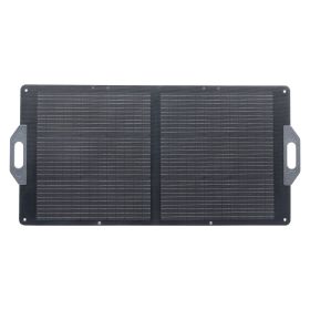 100W Foldable Solar Panel, 24% High-Efficiency Portable Monocrystalline Solar Panel Charger with MC4 Output, USB-A, Type-C & DC Ports