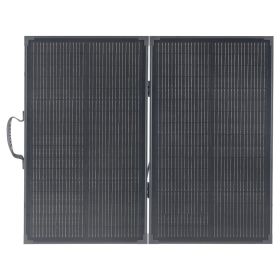 100W Foldable Solar Panel with Frame, 16BB N-Type Portable Monocrystalline Solar Panel Charger 24% Efficiency
