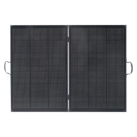 200W Foldable Solar Panel with Frame, 23% High-Efficiency Portable Monocrystalline Solar Panel Charger with 30A PWM Controller & MC4 Output