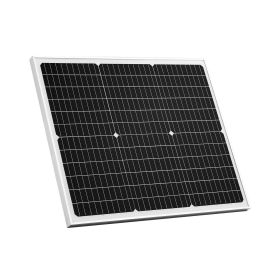 50W 12V Solar Battery Charger Maintainer, Mono Solar Panel Trickle Battery Charger with Upgraded MPPT Controller