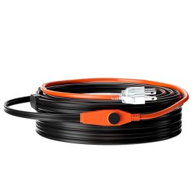 Pipe Heating Cable, 60FT 7W/FT Heat Tape for Pipes with Built-in Thermostat, Water Pipe Heat Cable Protects PVC Hose