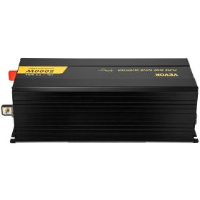 Pure Sine Wave Inverter, 5000 Watt, Power Inverter, DC 12V to AC 120V Car Inverter, with LCD Display, USB Port and Remote Controller